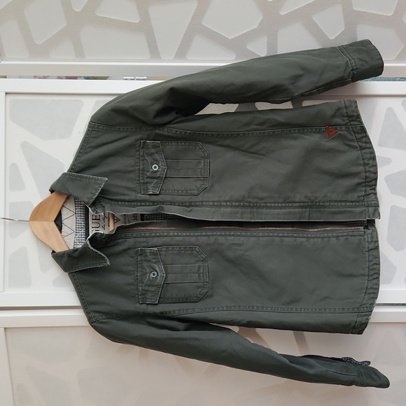 Guess boys jackets,size M(12/14),color green - Picture 1 of 7